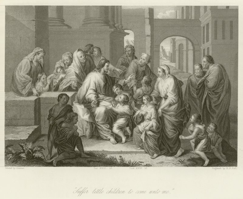 Laat de kinderen tot mij komen door Jean Baptiste Jouvenet