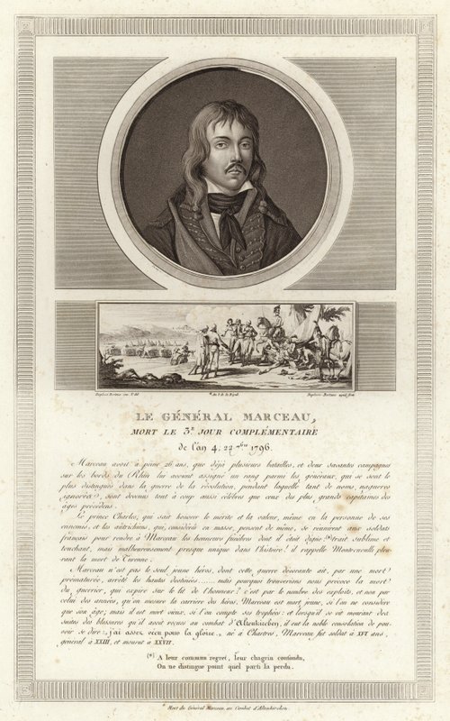 Portret van François Séverin Marceau-Desgraviers door Jean Duplessi Bertaux