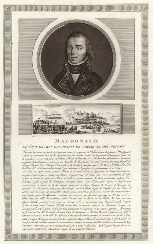 Portret van Jacques MacDonald, hertog van Taranto door Jean Duplessi Bertaux