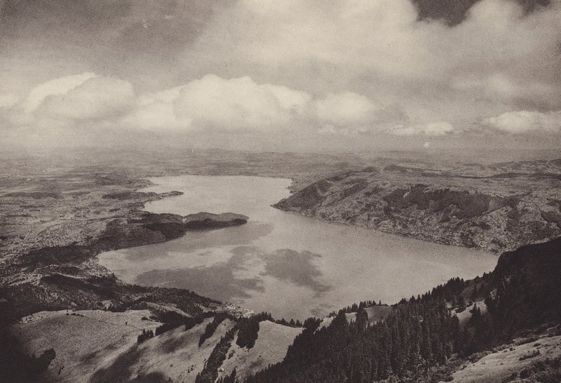 Rigi Kulm, Uitzicht op Zugersee door Jean Gaberell