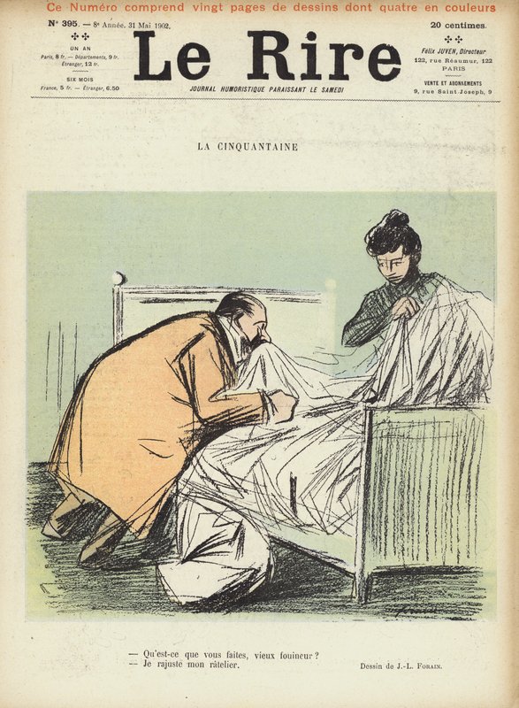 Illustratie voor Le Rire door Jean Louis Forain