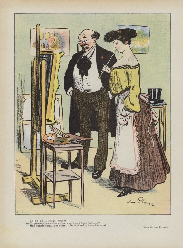 Illustratie voor Le Rire door Jean Plumet