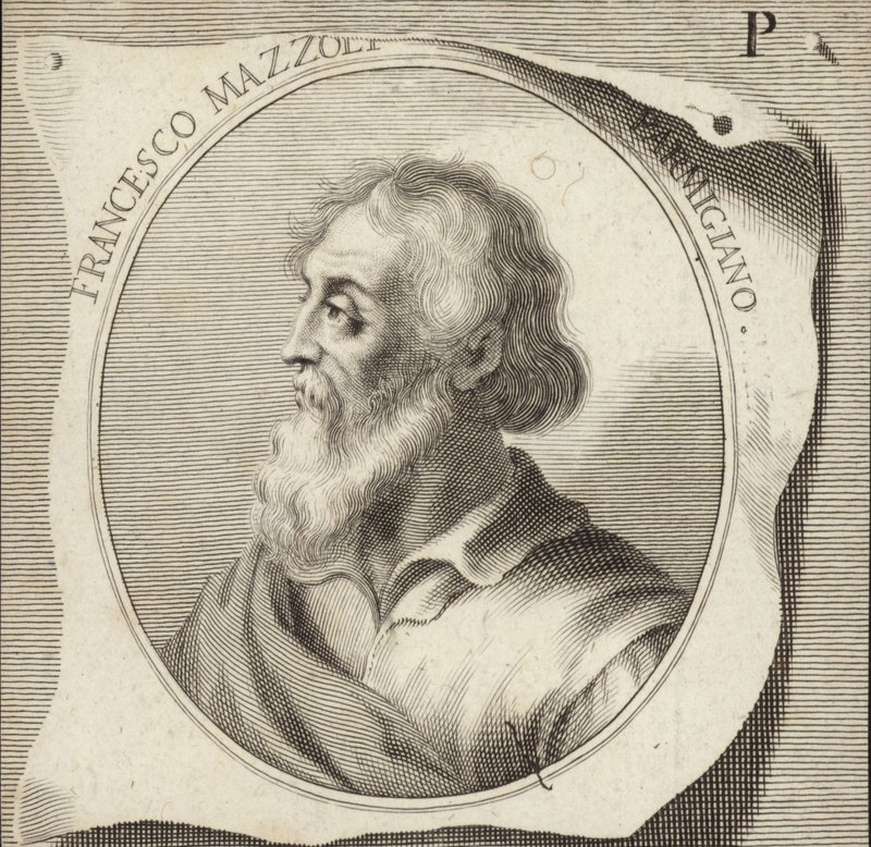 Francesco Mazzola door Joachim von Sandrart