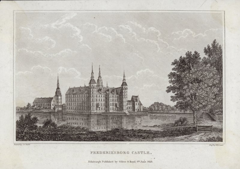 Frederiksborg Paleis door Johan Christian Dahl