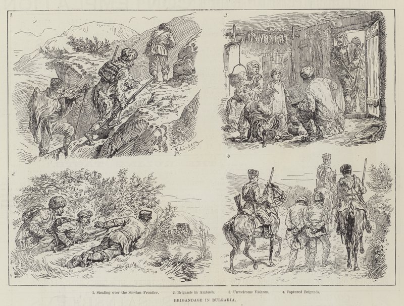 Banditisme in Bulgarije door Johann Nepomuk Schonberg
