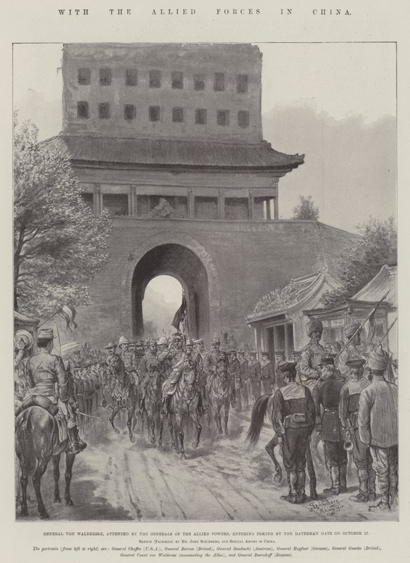 Met de geallieerde troepen in China door Johann Nepomuk Schonberg