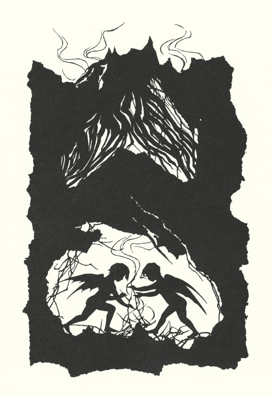 Johanna Beckmann silhouet door Johanna Beckmann