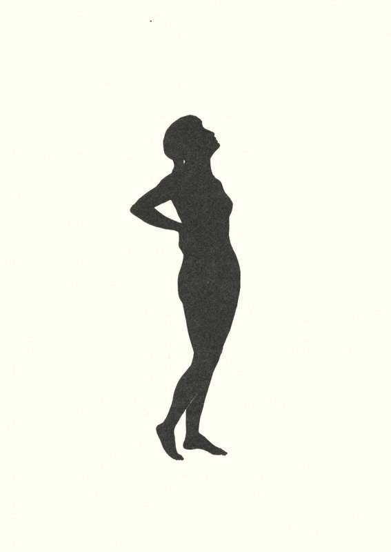 Johanna Beckmann silhouet door Johanna Beckmann
