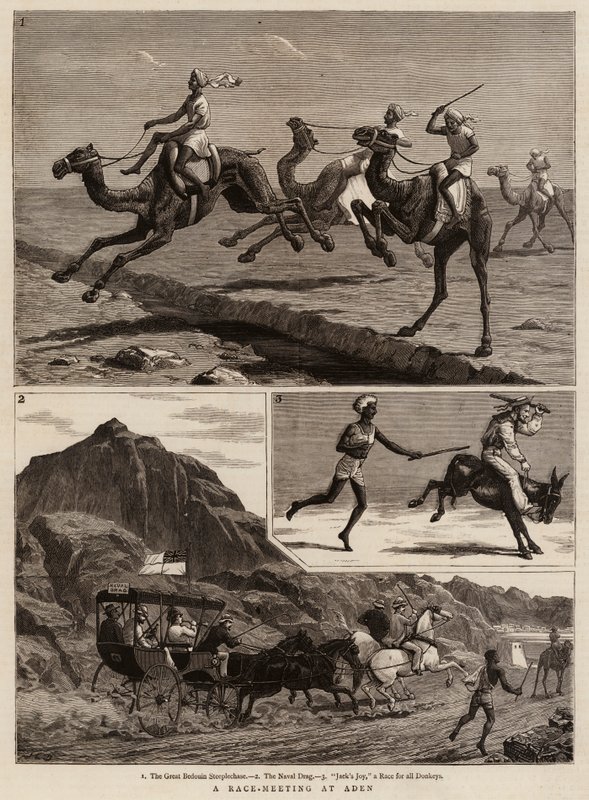Een Race-Meeting in Aden door John Charles Dollman