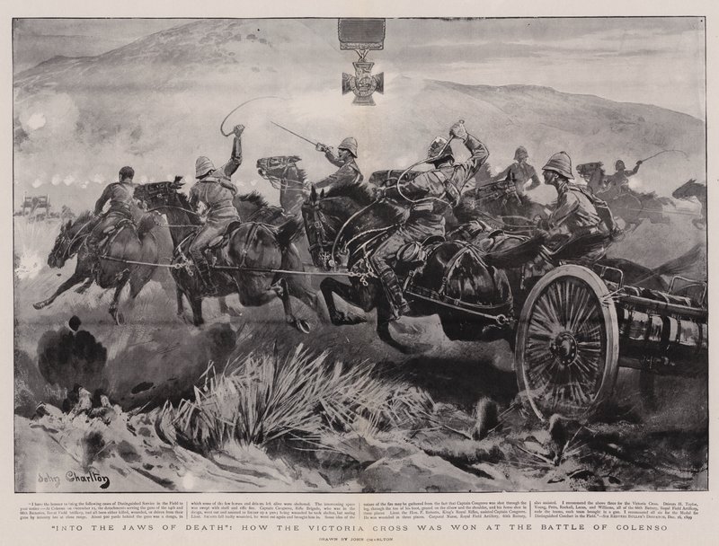 In de Kaken van de Dood, hoe het Victoria Cross werd gewonnen bij de Slag om Colenso door John Charlton