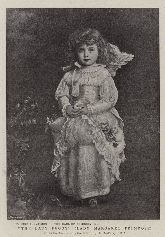 Lady Peggy, Lady Margaret Primrose door John Everett Millais