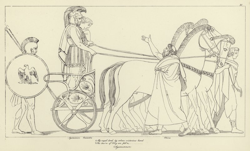 Agamemnon door John Flaxman