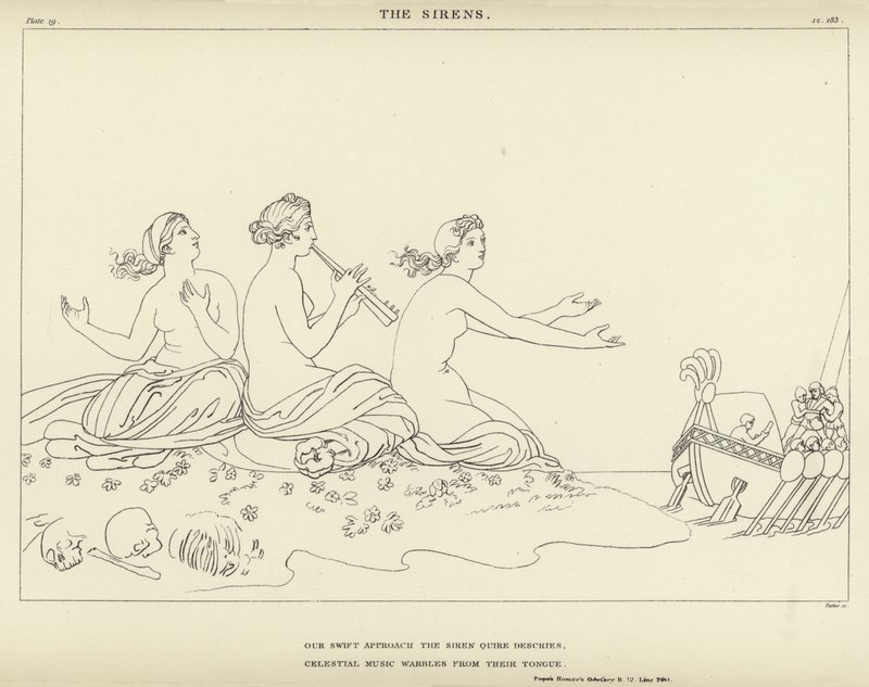 De Sirenen door John Flaxman