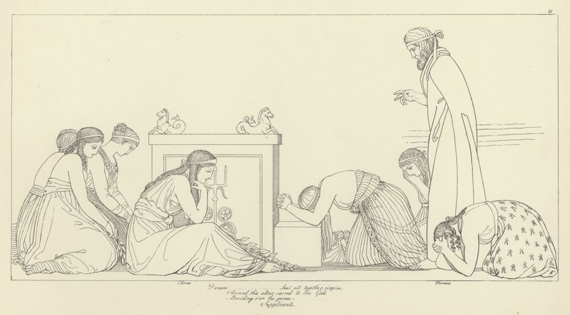 De Smekelingen door John Flaxman