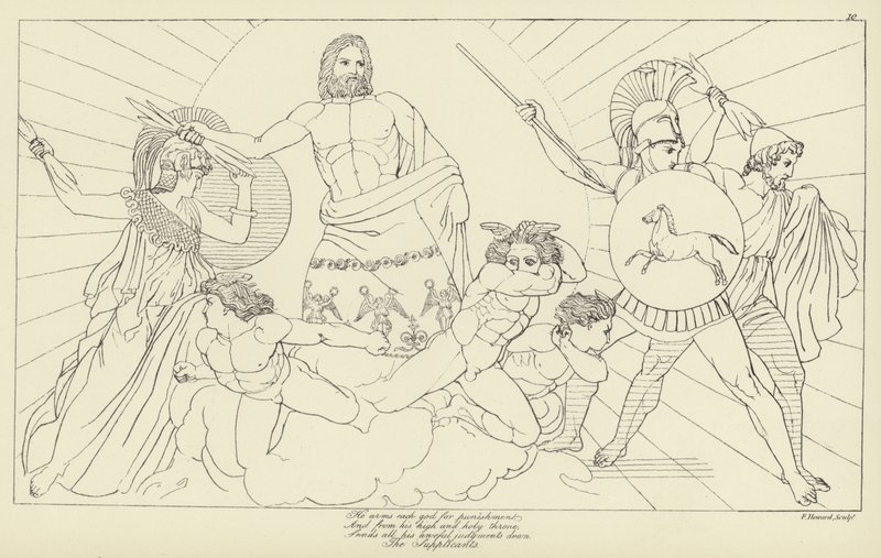 De Smekelingen door John Flaxman