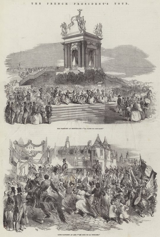 De tour van de Franse president door John Gilbert
