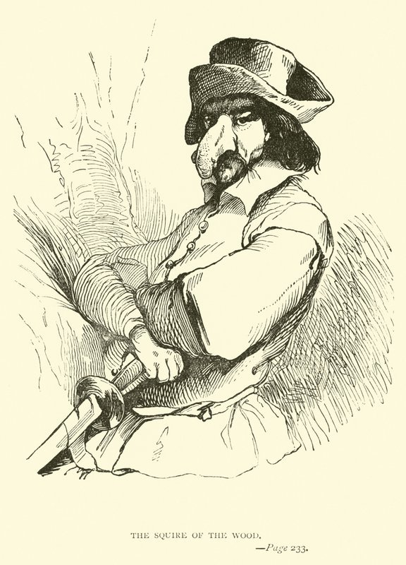 De Squire van het bos door John Gilbert
