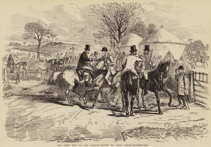 De eerste dag van het seizoen door John Leech