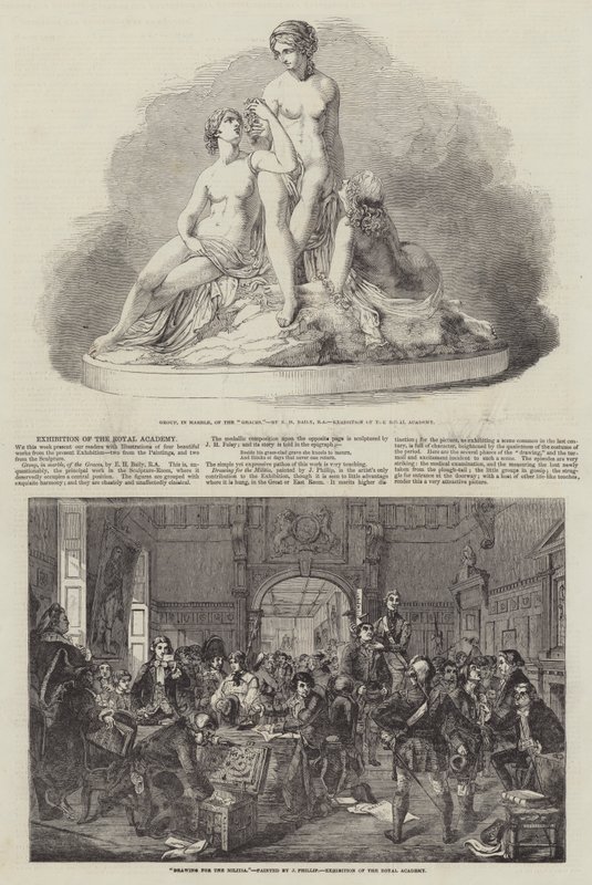 Tentoonstelling van de Koninklijke Academie door John Phillip