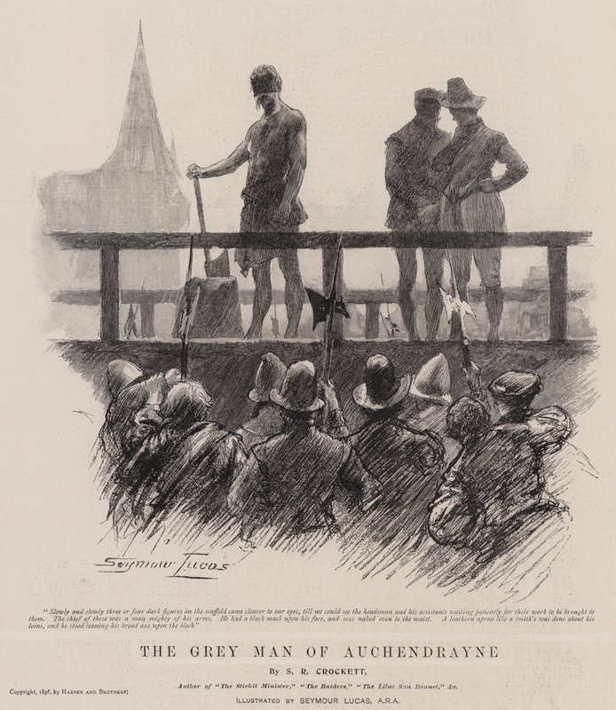 De Grijze Man van Auchendrayne door John Seymour Lucas