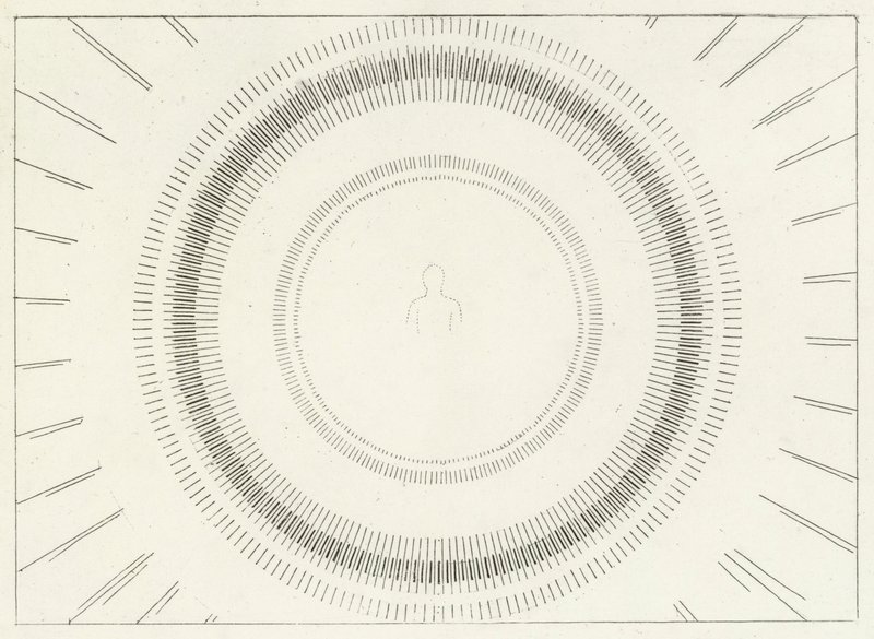 De Zalige Visie, Paradijs, Canto 33 (gravure) door John (after) Flaxman