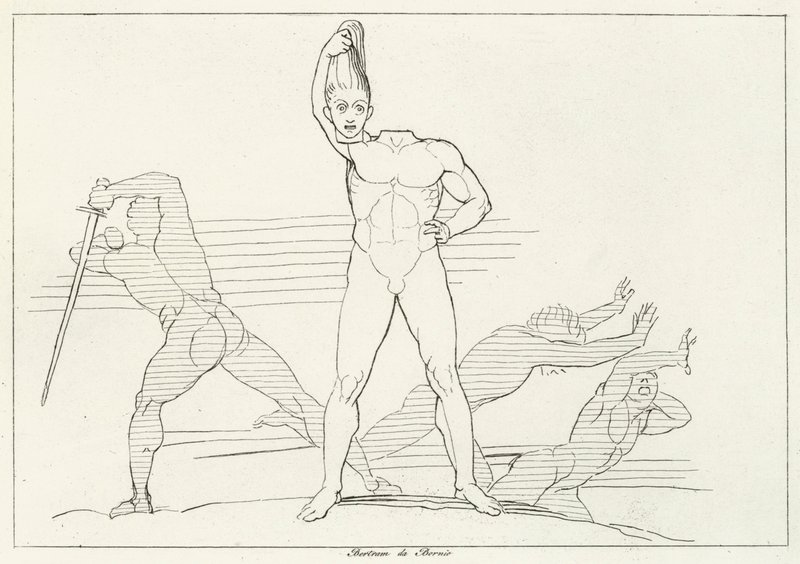 De Schismatieken, Inferno, Canto 28 door John (after) Flaxman