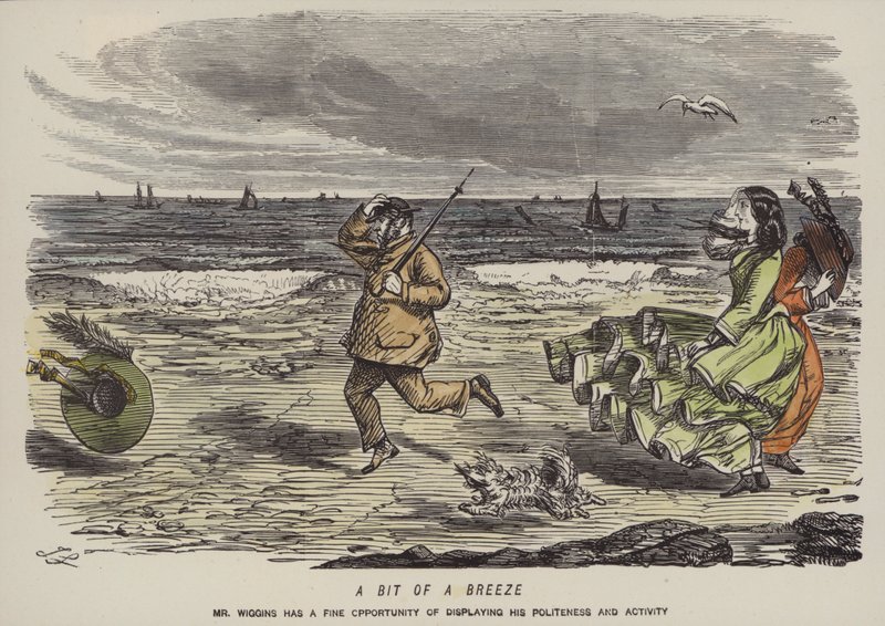 Een beetje wind door John (after) Leech