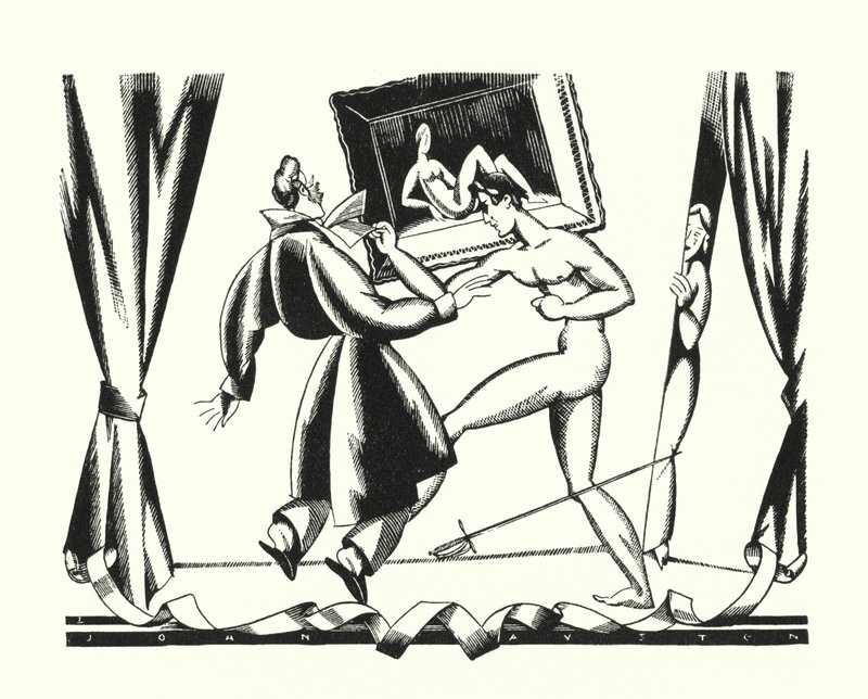 Illustratie voor Don Juan door Lord Byron door John Austen