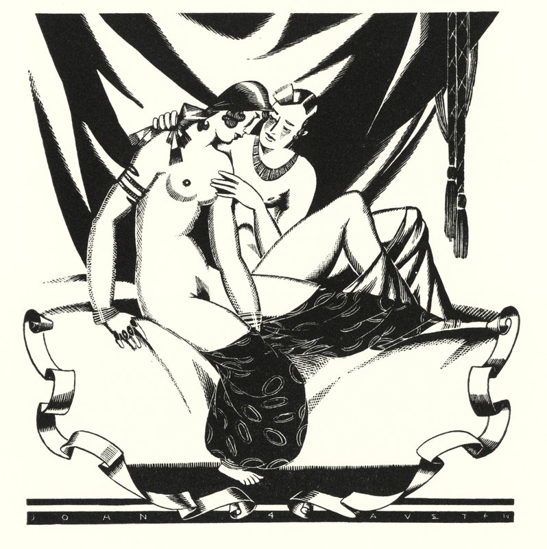 Illustratie voor Don Juan door Lord Byron door John Austen