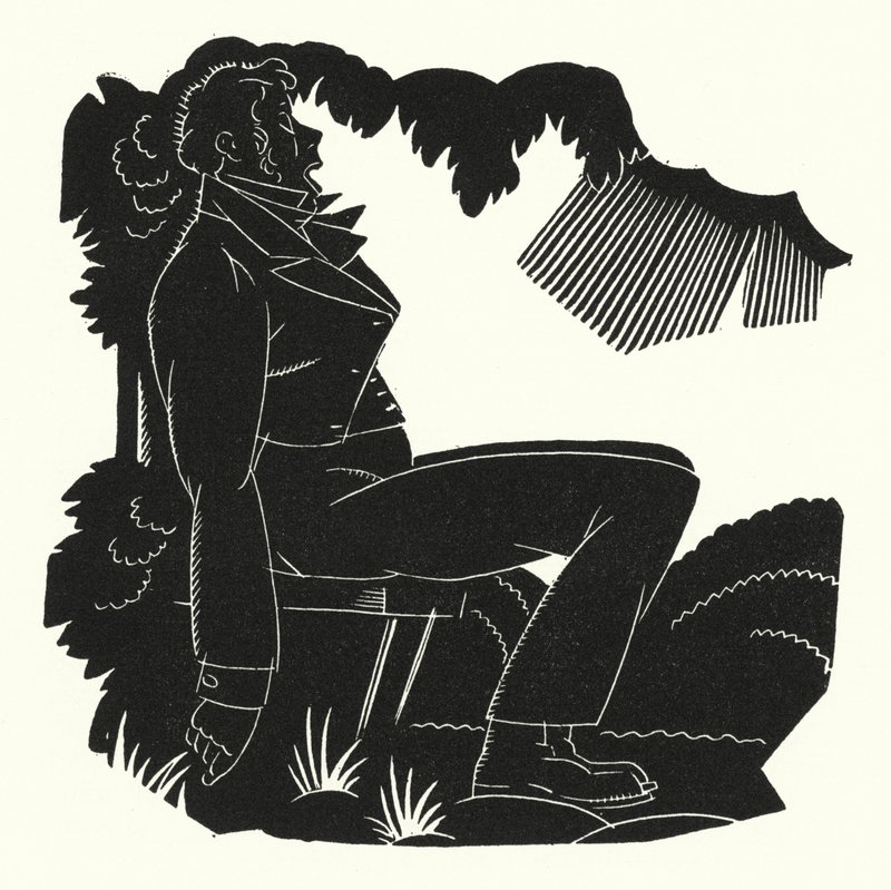 Illustratie voor Madame Bovary door Gustave Flaubert door John Austen