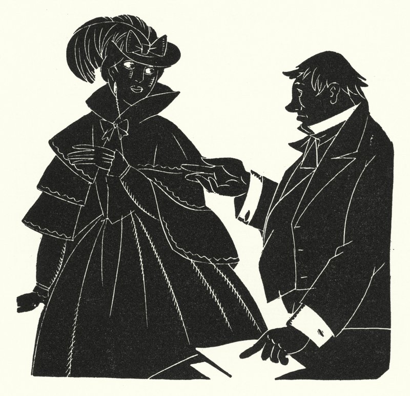 Illustratie voor Madame Bovary door Gustave Flaubert door John Austen