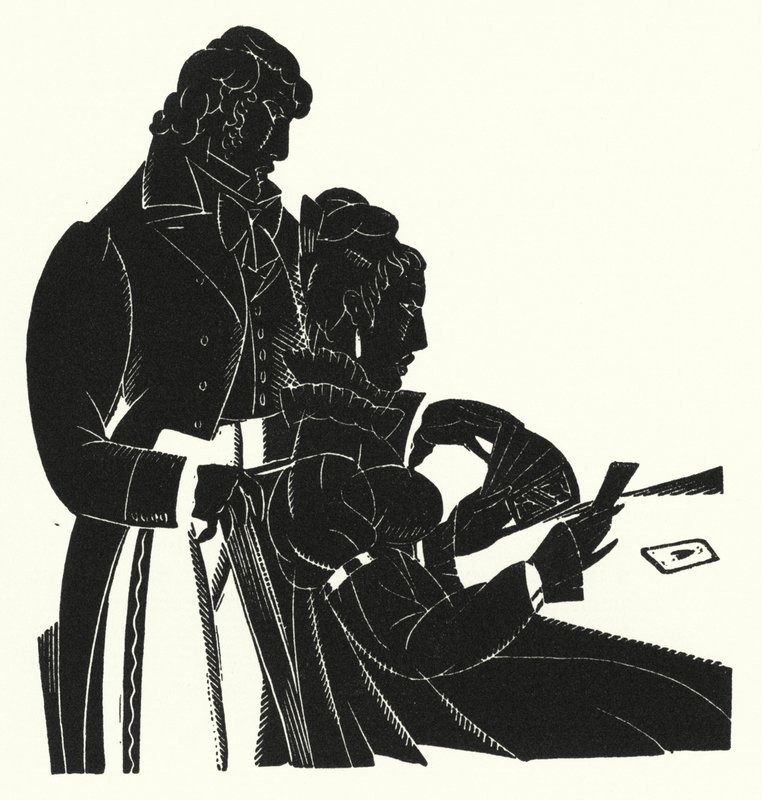 Illustratie voor Madame Bovary door Gustave Flaubert door John Austen