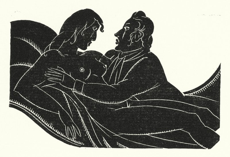 Illustratie voor Madame Bovary door Gustave Flaubert door John Austen