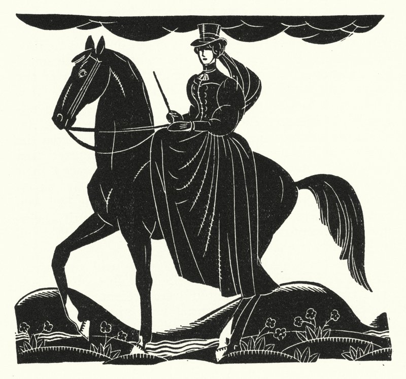 Illustratie voor Madame Bovary door Gustave Flaubert door John Austen