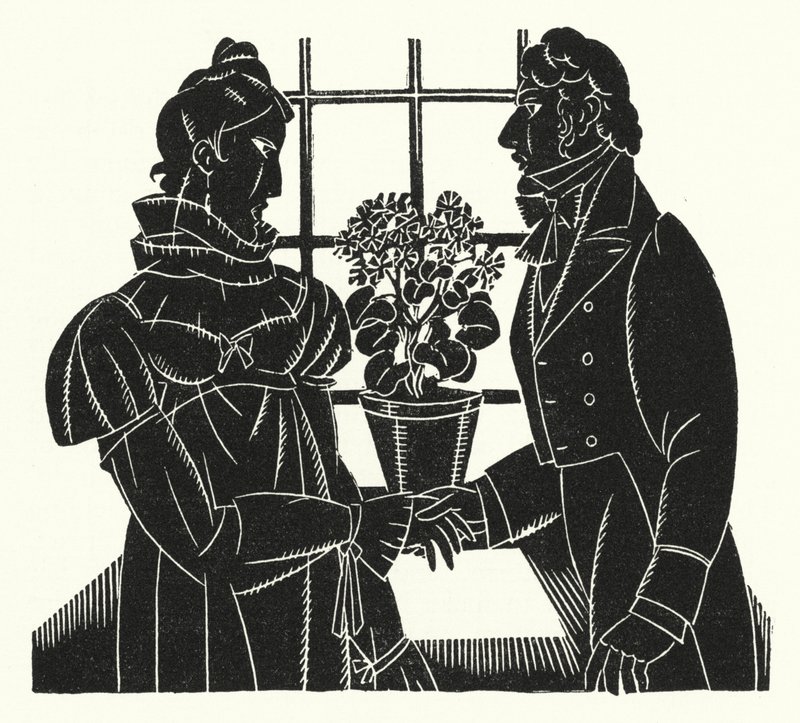 Illustratie voor Madame Bovary door Gustave Flaubert door John Austen