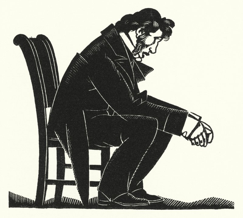Illustratie voor Madame Bovary door Gustave Flaubert door John Austen