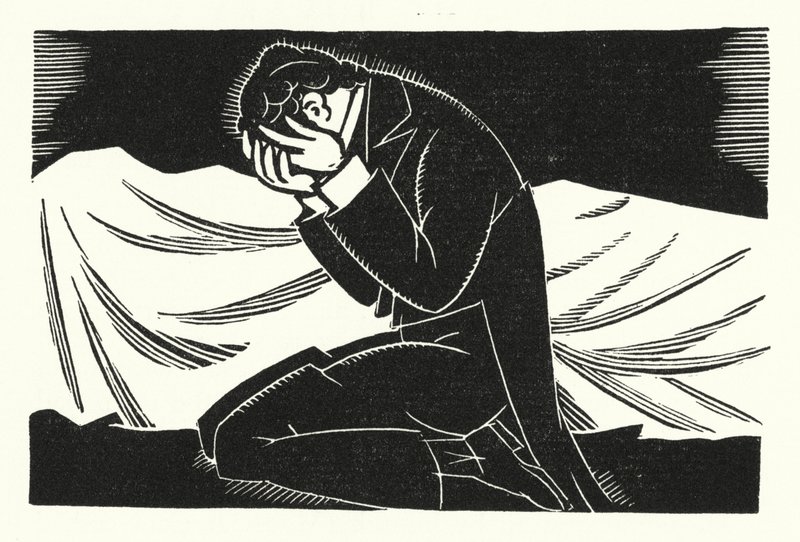 Illustratie voor Madame Bovary door Gustave Flaubert door John Austen
