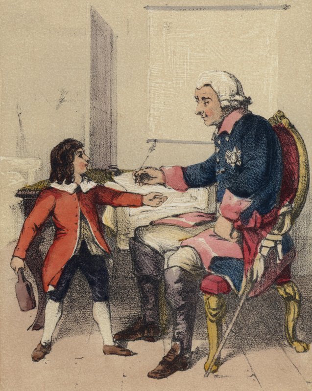 Frederik de Grote en zijn neef door John Callcott Horsley