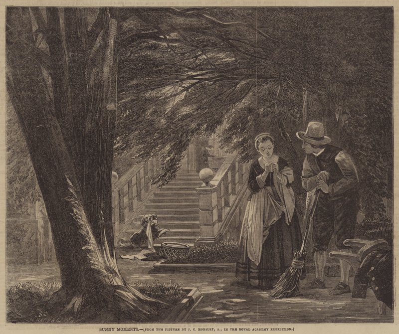 Zonnige Momenten door John Callcott Horsley