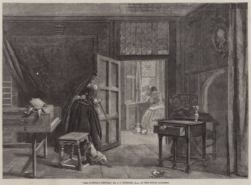 De Terugkeer van de Gouvernante door John Callcott Horsley