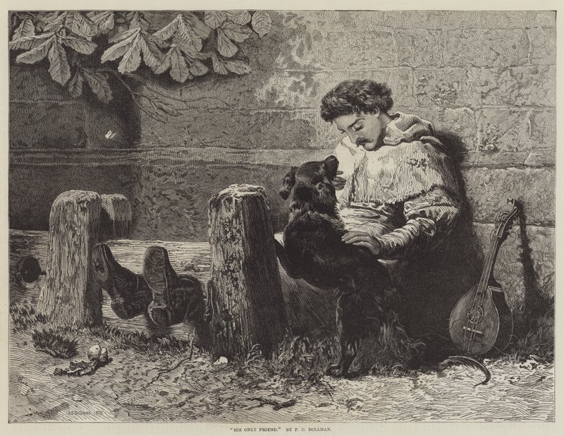 Zijn Enige Vriend door John Charles Dollman