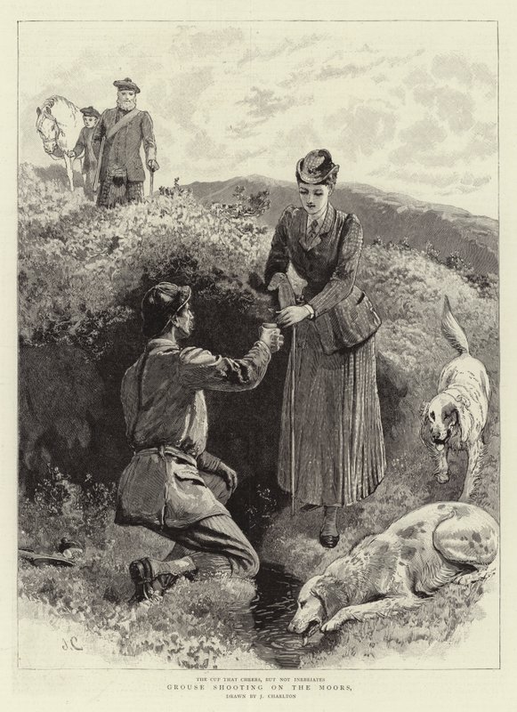 Patrijzenjacht op de Heide door John Charlton