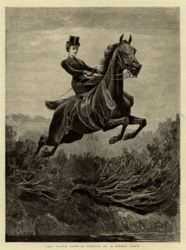 De Water Sprong, Een Schets op een Paardenshow door John Charlton