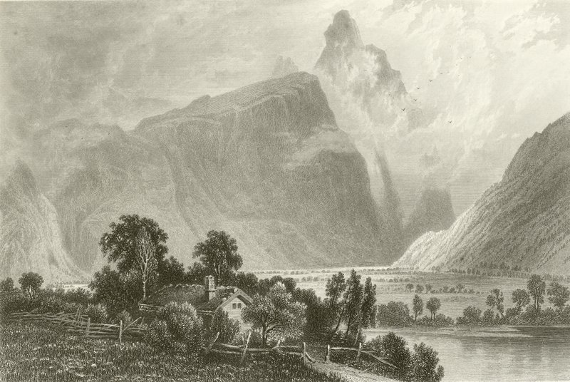 De Romsdalhorn vanuit Aak door John Douglas Woodward