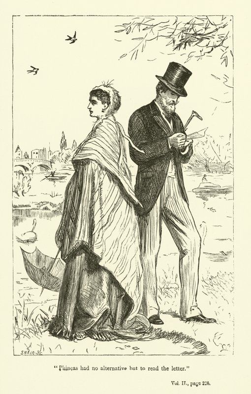 Illustratie voor Phineas Finn door Anthony Trollope door John Everett Millais