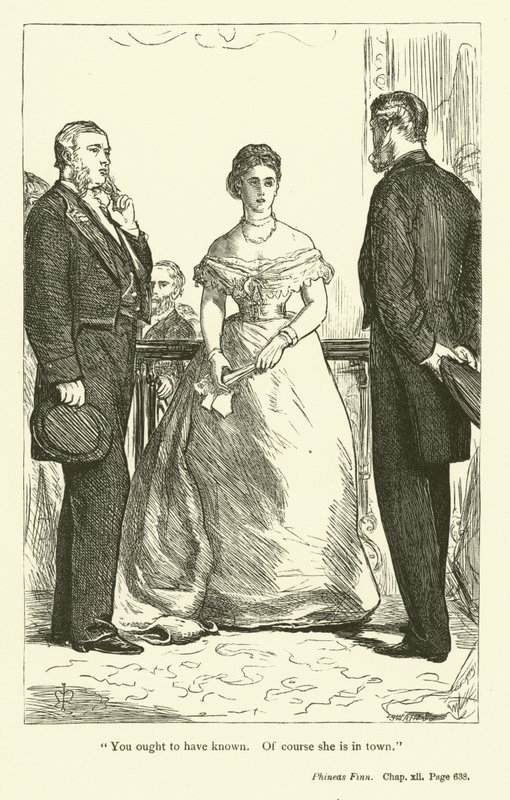 Illustratie voor Phineas Finn door Anthony Trollope door John Everett Millais