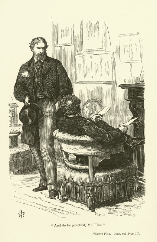 Illustratie voor Phineas Finn door Anthony Trollope door John Everett Millais