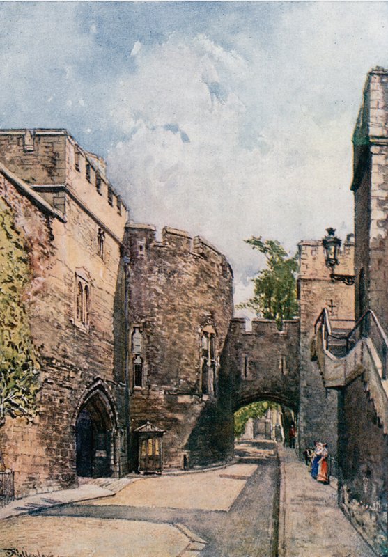 De Bloedige Toren en het Juwelenhuis (Wakefield Tower), kijkend naar het oosten door John Fulleylove