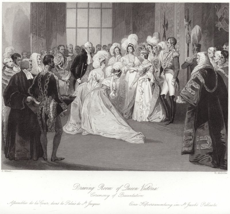 Salon van Koningin Victoria door John Gilbert