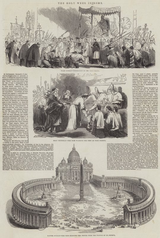 De Heilige Week in Rome door John Gilbert